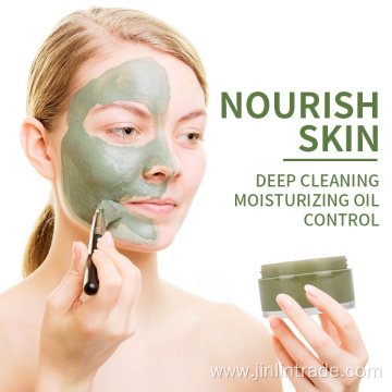 Green tea pure natural face clay mask